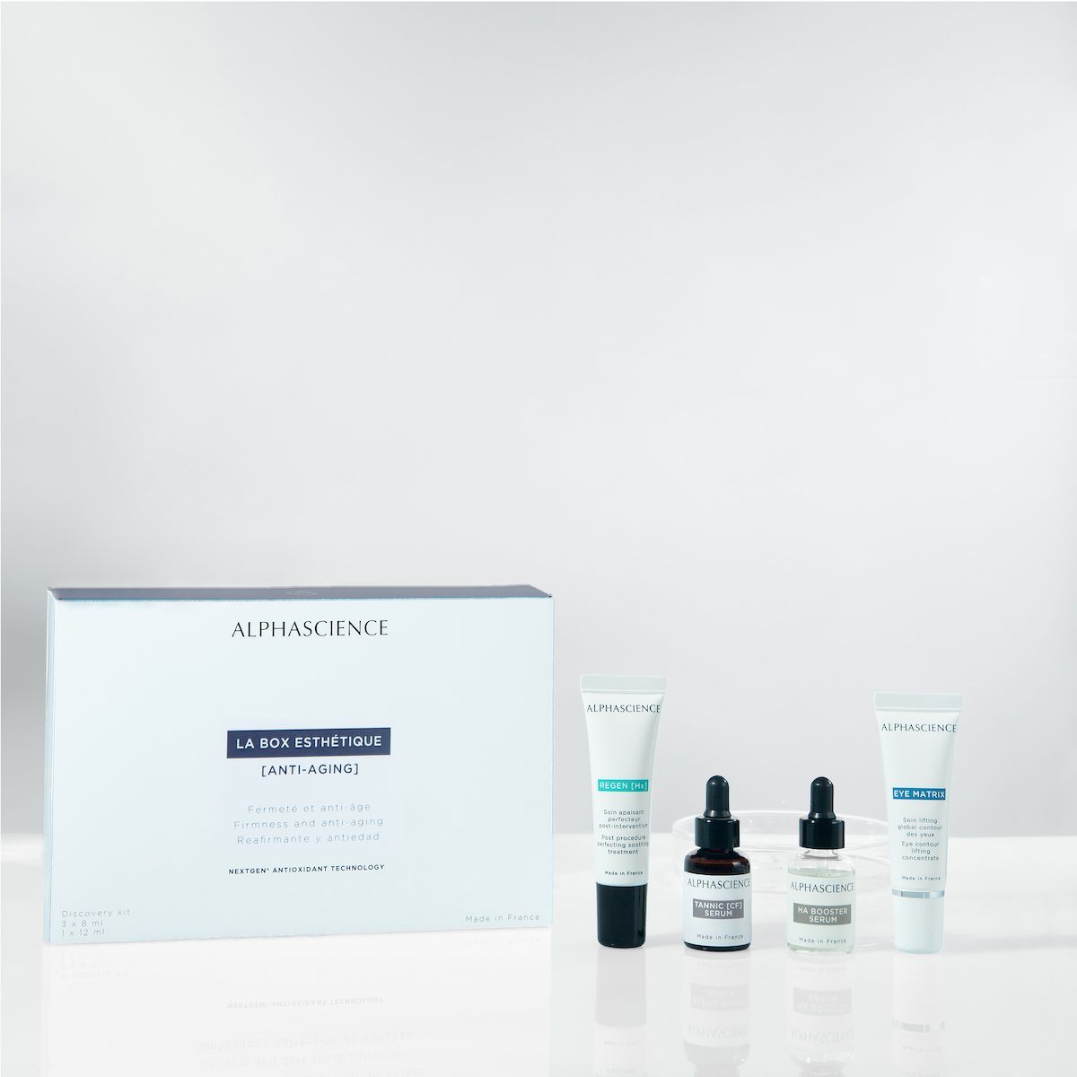 LA BOX ESTHETIQUE® ANTI-AGING  - Tannic CF, HA Booster, Eye Matrix, Regen Hx